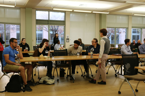 People at a conference